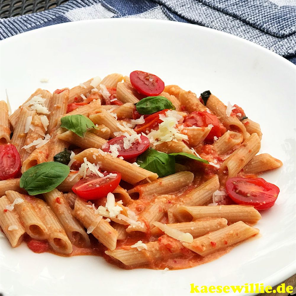 Rezept| Pasta mit Kirschtomaten &amp; Pecorino| KäseWillie
