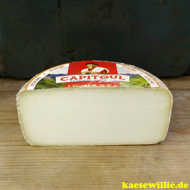 KäseWillie:Produktbild-Itche Bai-Schnittkäse aus Ziegen- und Schafmilch-Frankreich