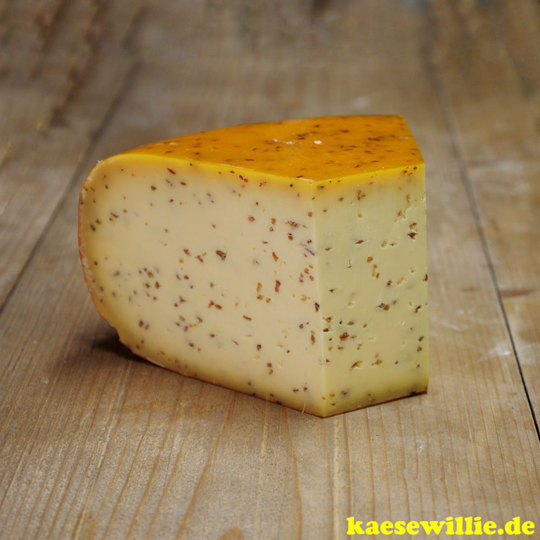 KäseWillie:Produkt-Kreuzkümmelkäse,Kümmelkäse,aus den Niederlanden