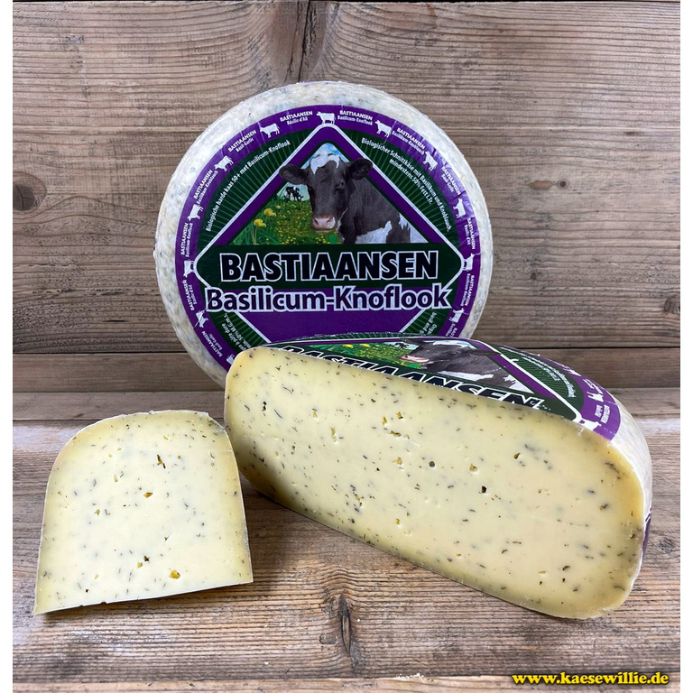 KseWillie:Produkt-Bio-Kse,Basilikum-Knoblauch,Holland