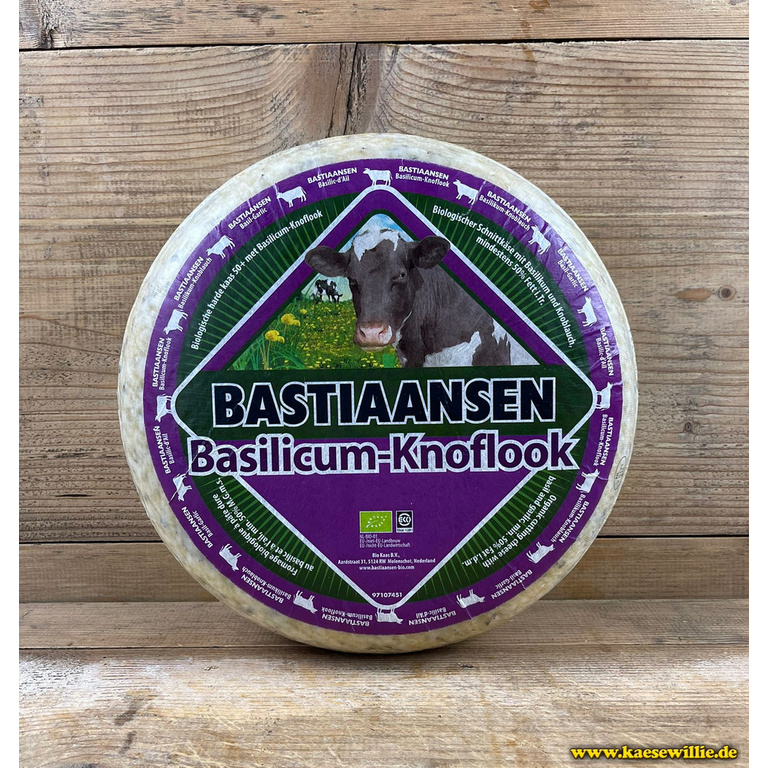 Angebot der Woche - Bio Gouda Basilikum Knoblauch