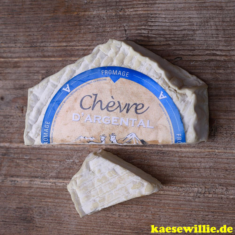 KäseWillie-Produkt:Chevre d'Argental-Ziegenweichkäse-Frankreich