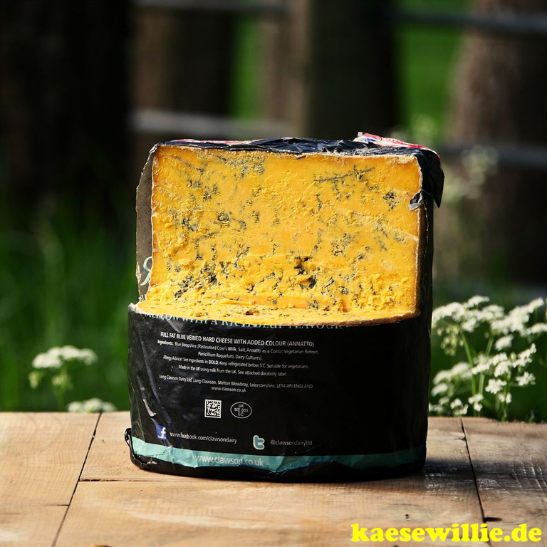 KäseWillie:Produktbild-Shropshire Blue-Groß Britannien-Blauschimmelkäse